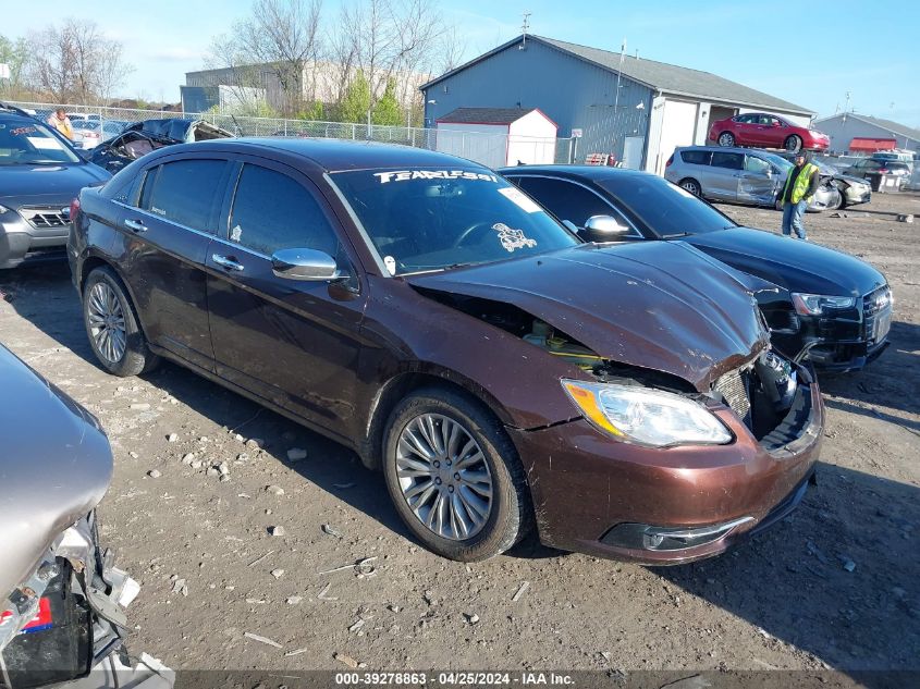 Lot #2539245140 2012 CHRYSLER 200 LIMITED salvage car