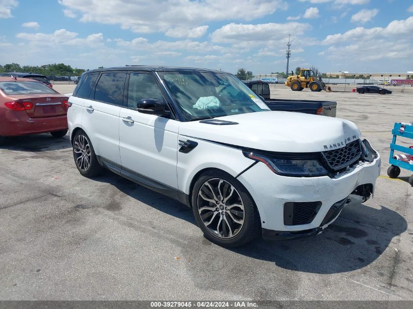 Lot #2570973443 2022 LAND ROVER RANGE ROVER SPORT HSE SILVER EDITION MHEV salvage car