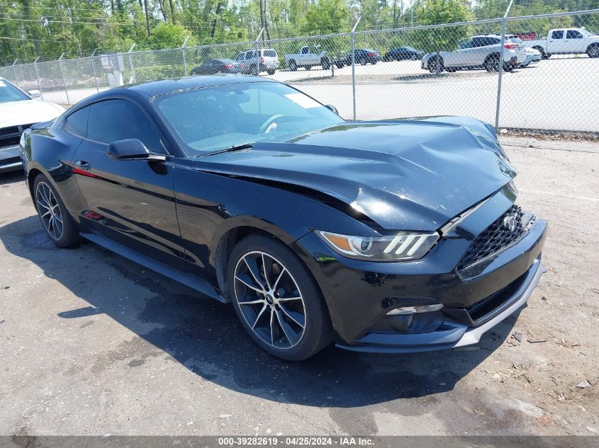 Lot #2555359872 2017 FORD MUSTANG ECOBOOST salvage car