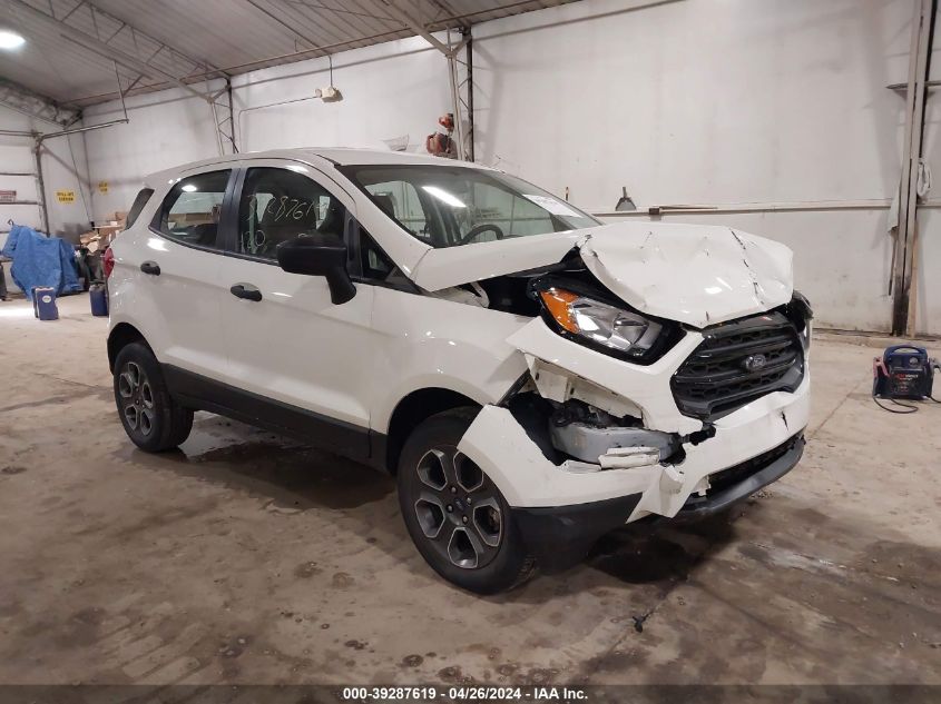 Lot #2536945509 2020 FORD ECOSPORT S salvage car