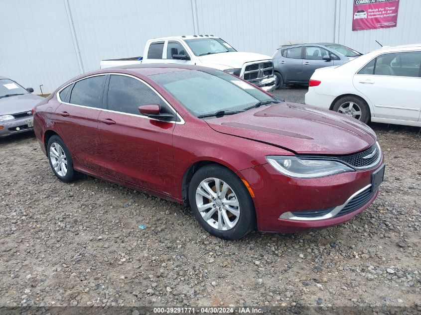 Lot #2542676042 2015 CHRYSLER 200 LIMITED salvage car