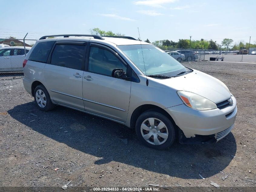 Lot #2539244887 2004 TOYOTA SIENNA LE salvage car