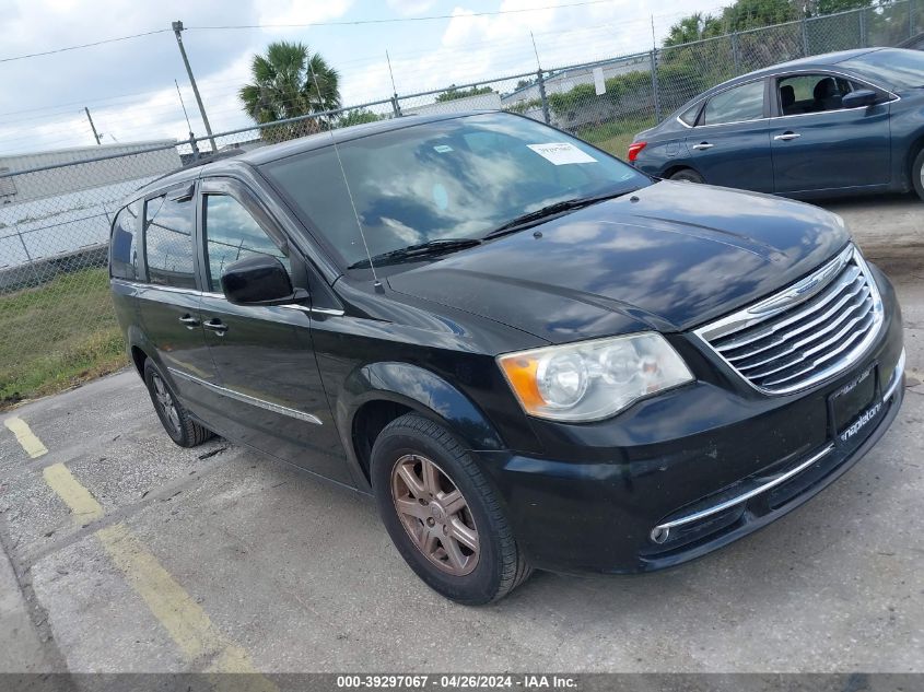 Lot #2534655681 2012 CHRYSLER TOWN & COUNTRY TOURING salvage car
