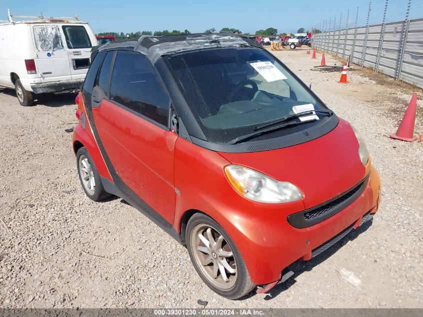 Lot #2541529230 2008 SMART FORTWO PASSION salvage car