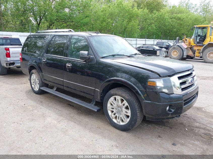 Lot #2539234723 2013 FORD EXPEDITION EL LIMITED salvage car