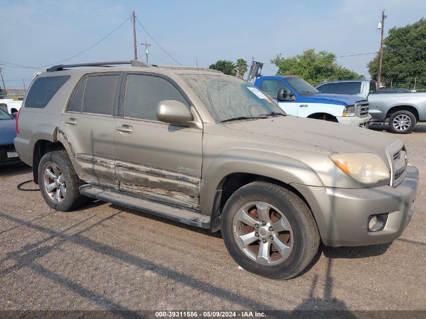 Lot #2525408524 2006 TOYOTA 4RUNNER LIMITED V8 salvage car