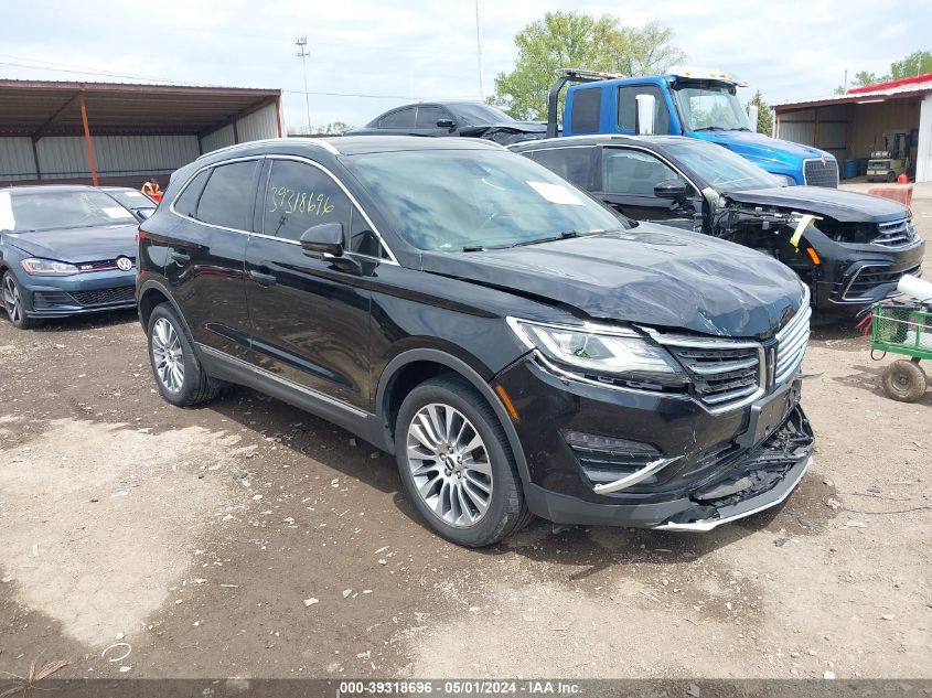 Lot #2531201500 2017 LINCOLN MKC RESERVE salvage car