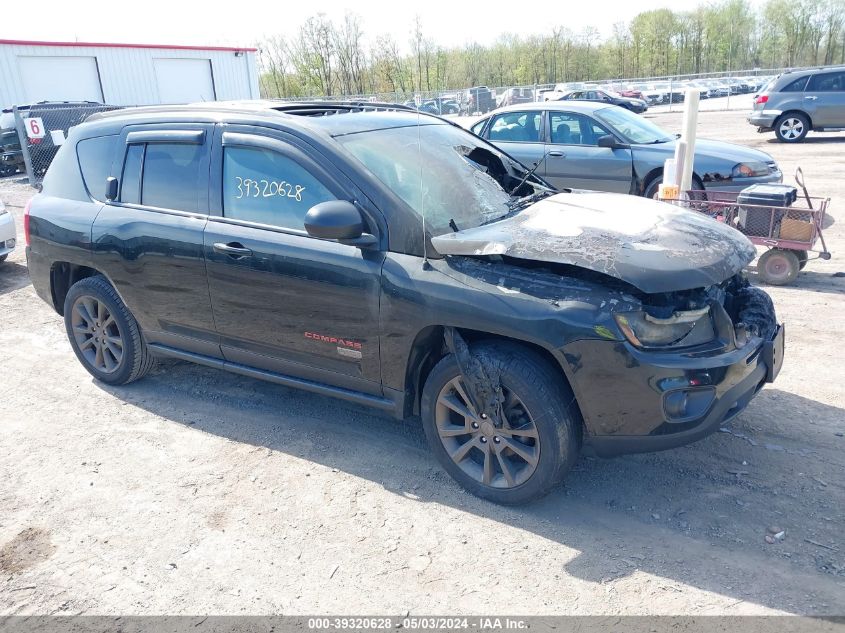 Lot #2525400386 2016 JEEP COMPASS 75TH ANNIVERSARY salvage car