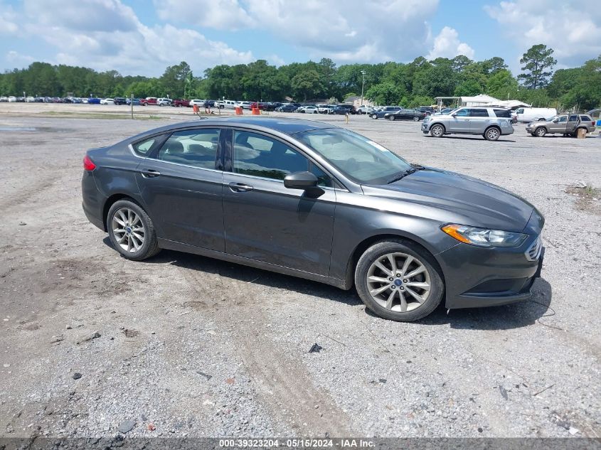 Lot #2543810950 2017 FORD FUSION SE salvage car