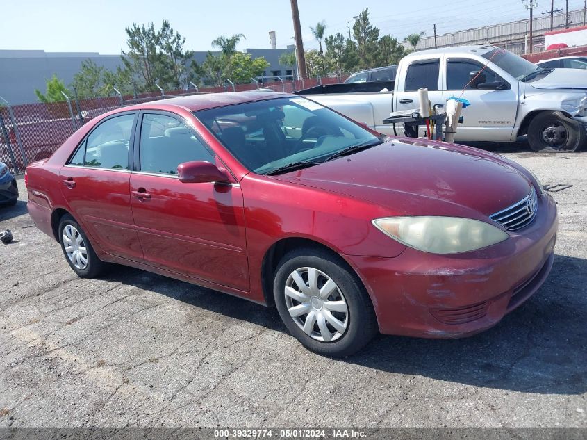 Lot #2541534241 2005 TOYOTA CAMRY LE salvage car
