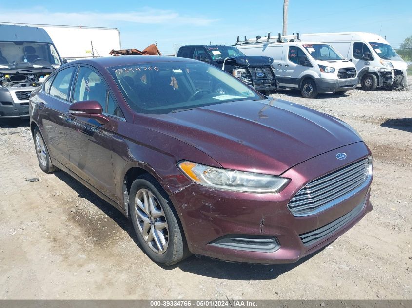 Lot #2550786415 2013 FORD FUSION SE salvage car