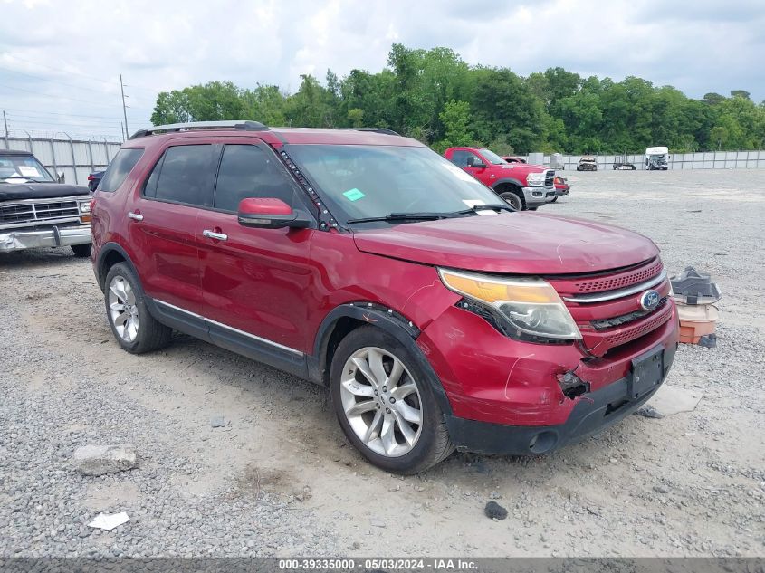 Lot #2568753817 2013 FORD EXPLORER LIMITED salvage car
