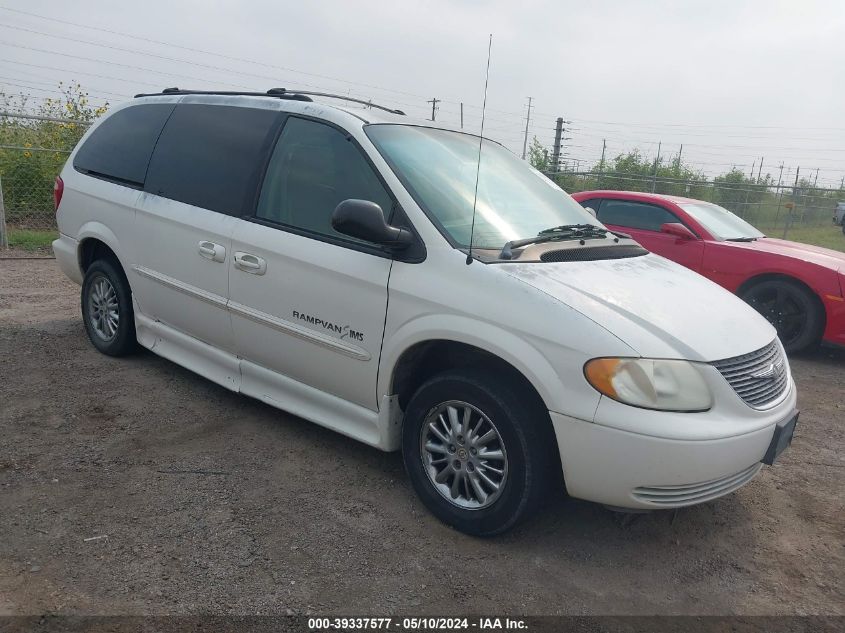 Lot #2541529472 2002 CHRYSLER TOWN & COUNTRY LX salvage car