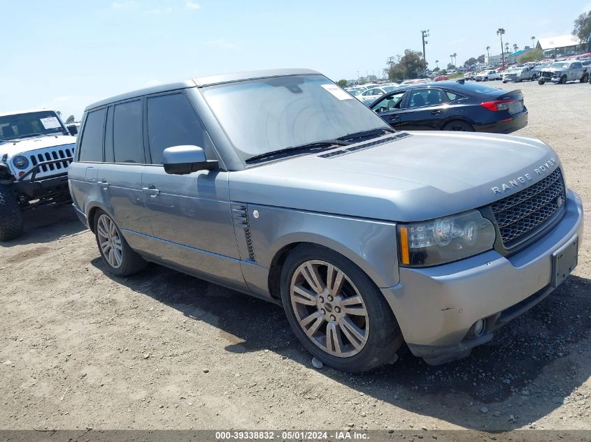 Lot #2570972113 2012 LAND ROVER RANGE ROVER HSE salvage car