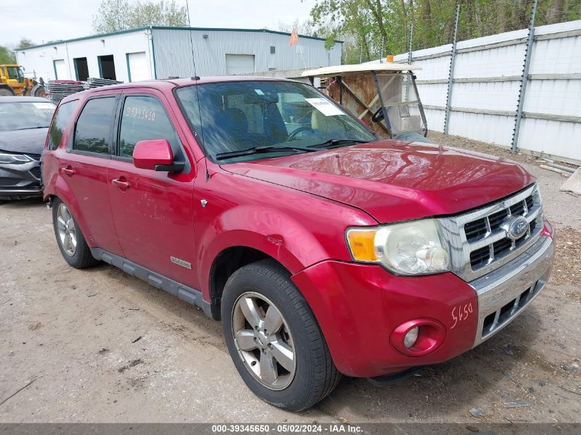 Lot #2539234561 2008 FORD ESCAPE LIMITED salvage car
