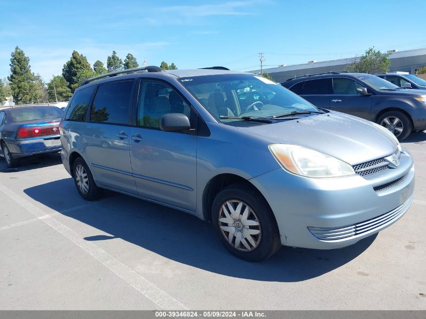 Lot #2539241097 2004 TOYOTA SIENNA LE salvage car