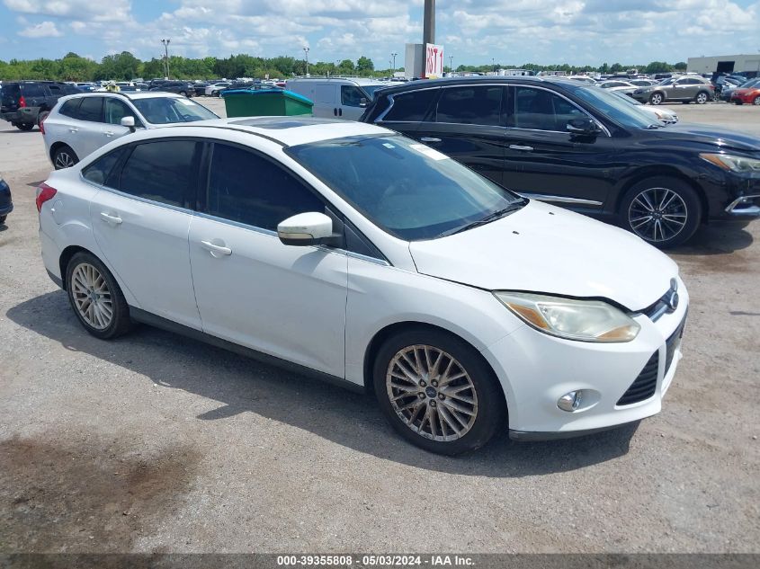 Lot #2531201001 2012 FORD FOCUS SEL salvage car