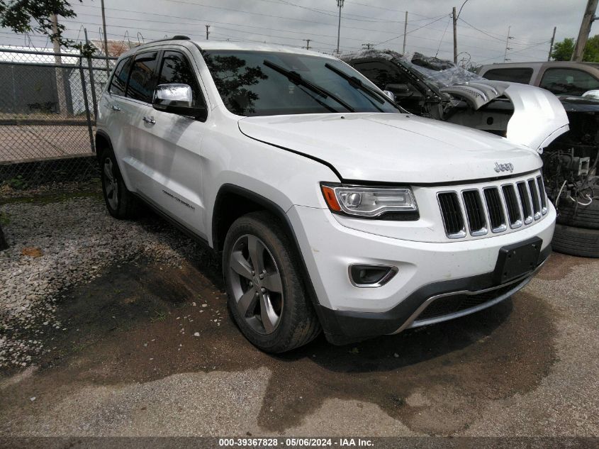 Lot #2541528923 2014 JEEP GRAND CHEROKEE LIMITED salvage car
