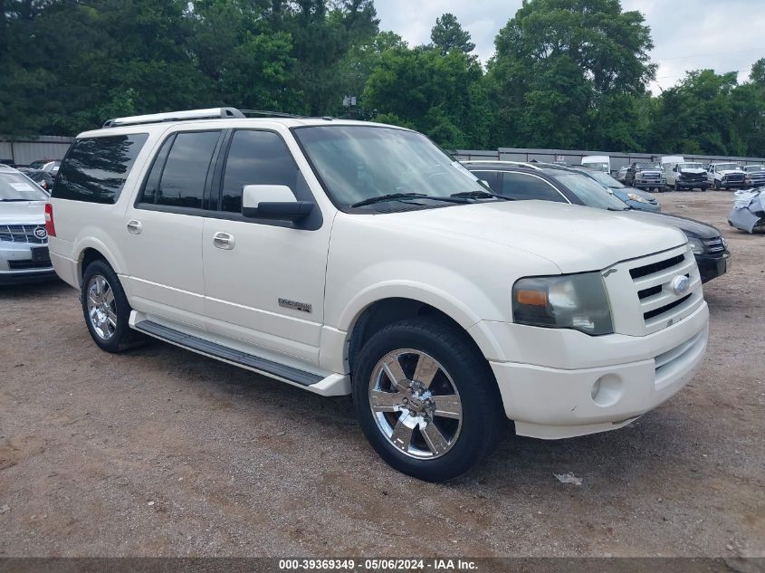 Lot #2536949345 2007 FORD EXPEDITION EL LIMITED salvage car