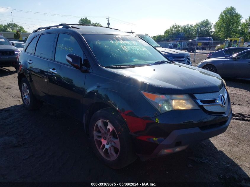 Lot #2531201139 2008 ACURA MDX TECHNOLOGY PACKAGE salvage car