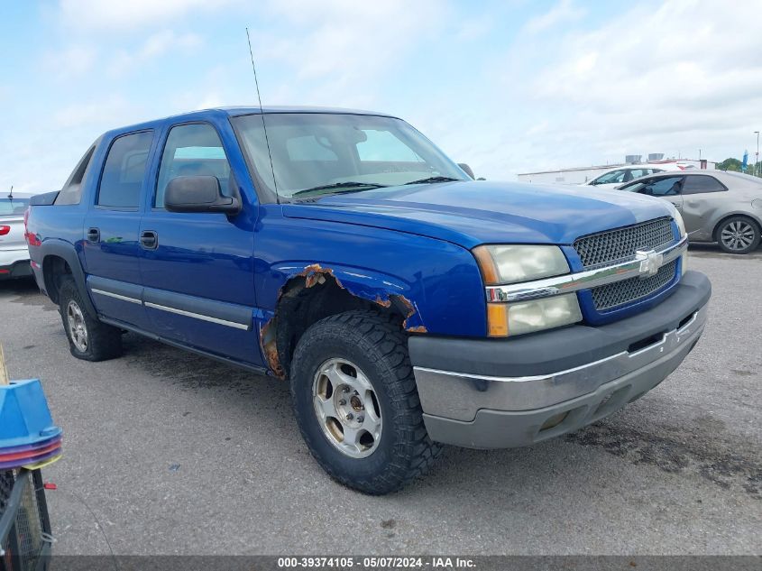 Lot #2525408130 2003 CHEVROLET AVALANCHE 1500 salvage car