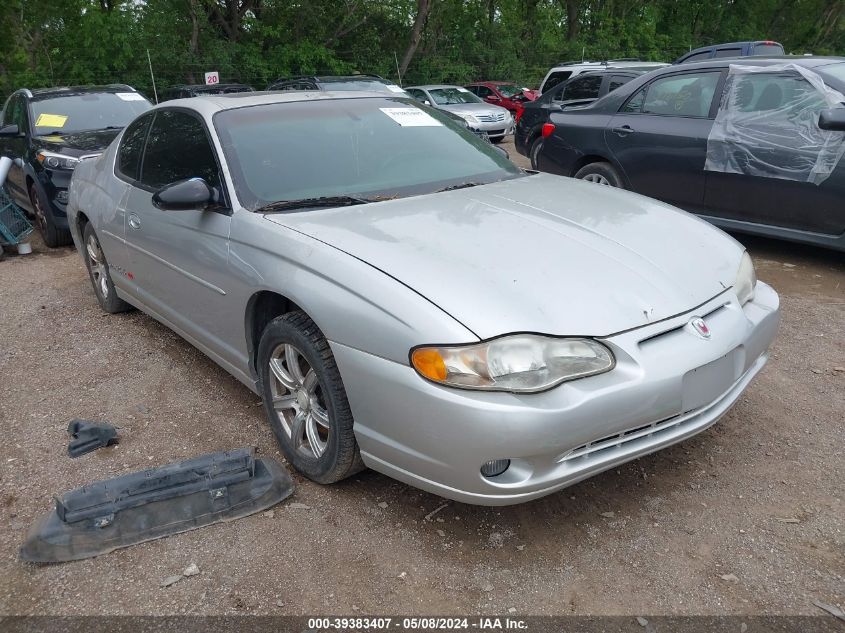 Lot #2544995023 2002 CHEVROLET MONTE CARLO SS salvage car