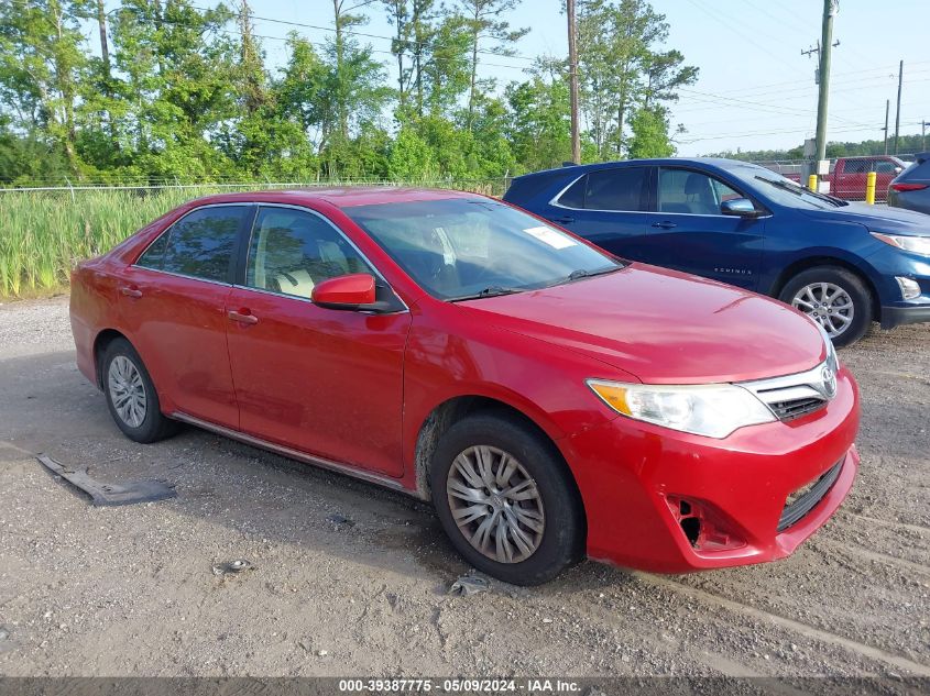 Lot #2525399689 2012 TOYOTA CAMRY LE salvage car