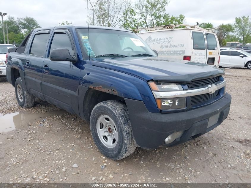 Lot #2527692626 2002 CHEVROLET AVALANCHE 1500 salvage car