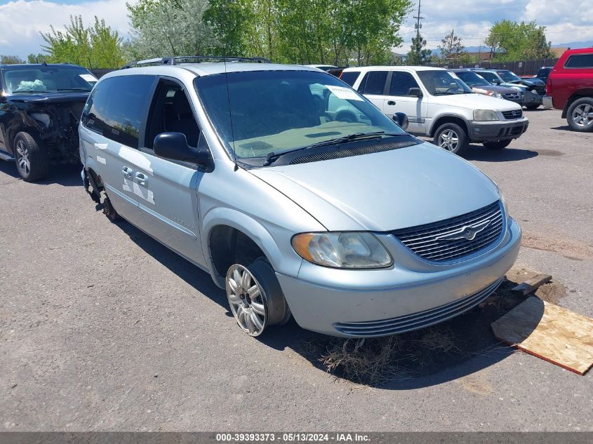 Lot #2541532704 2001 CHRYSLER TOWN & COUNTRY LX salvage car