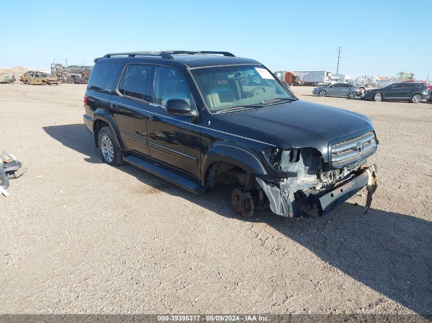 Lot #2539238492 2004 TOYOTA SEQUOIA LIMITED V8 salvage car