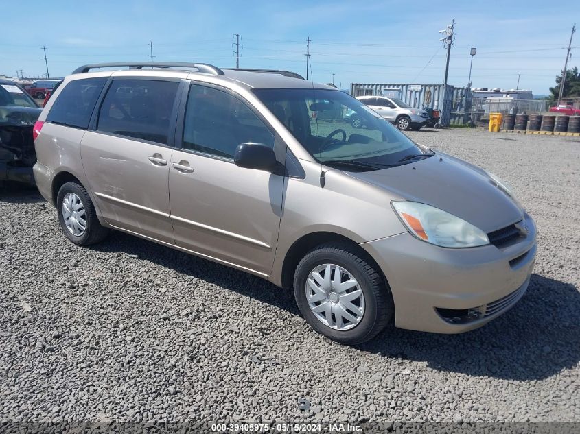 2004 TOYOTA SIENNA LE #2992833531