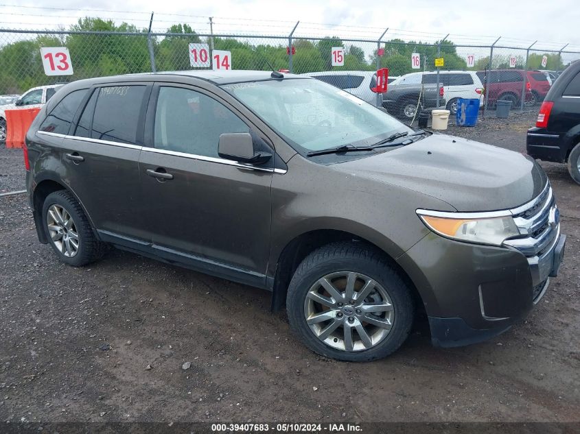 Lot #2536944111 2011 FORD EDGE LIMITED salvage car