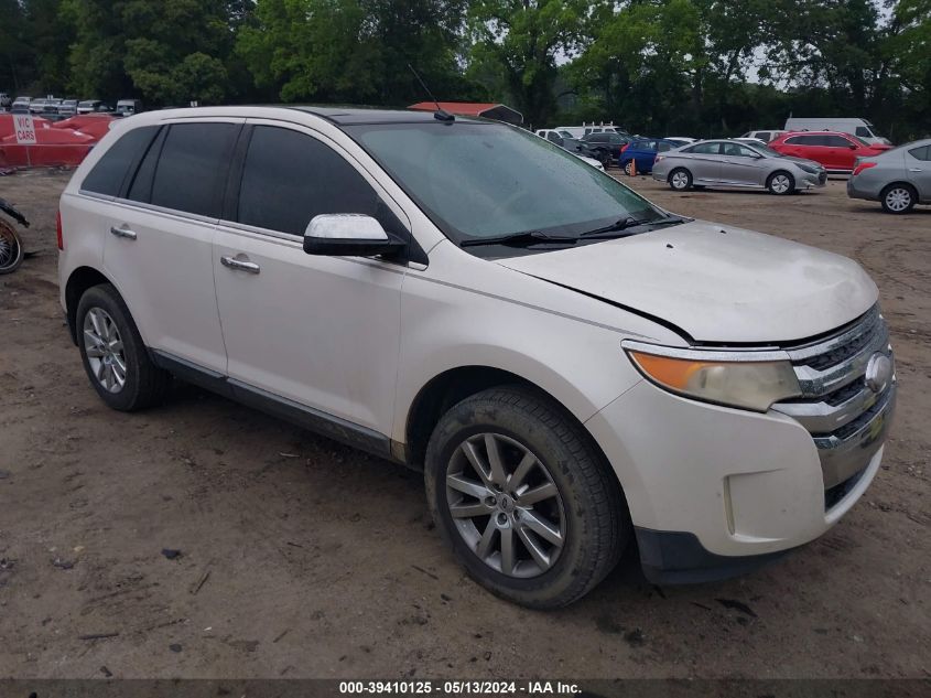 Lot #2536955760 2011 FORD EDGE LIMITED salvage car