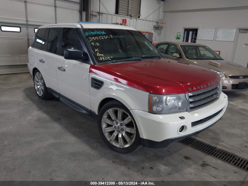 Lot #2539238311 2009 LAND ROVER RANGE ROVER SPORT HSE salvage car