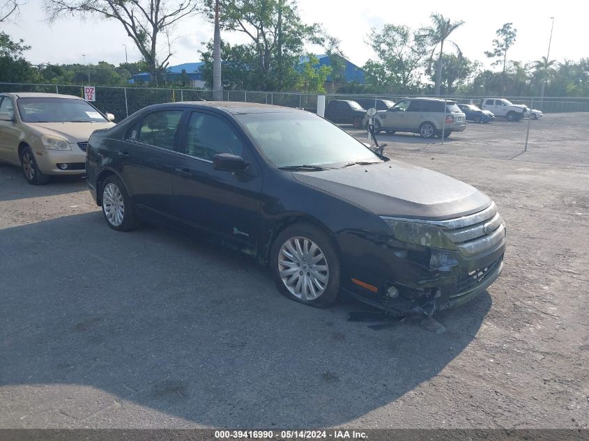 Lot #2539233870 2012 FORD FUSION HYBRID salvage car