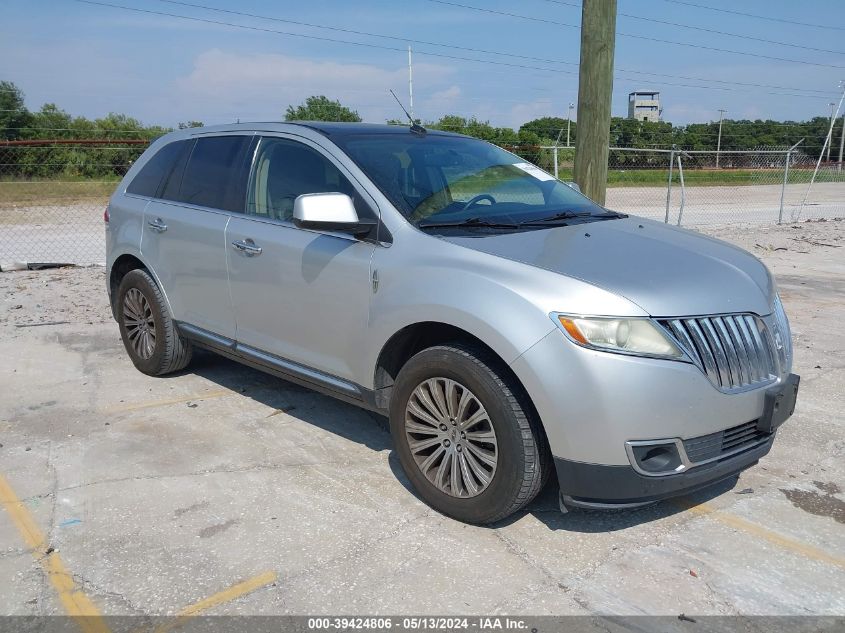Lot #2539233833 2011 LINCOLN MKX salvage car
