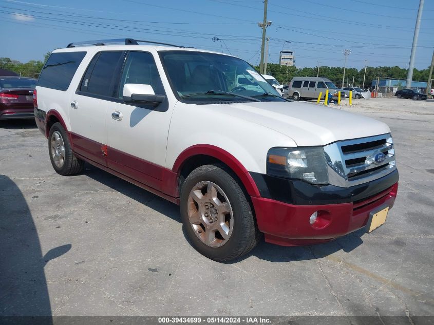 Lot #2539234104 2013 FORD EXPEDITION EL LIMITED salvage car