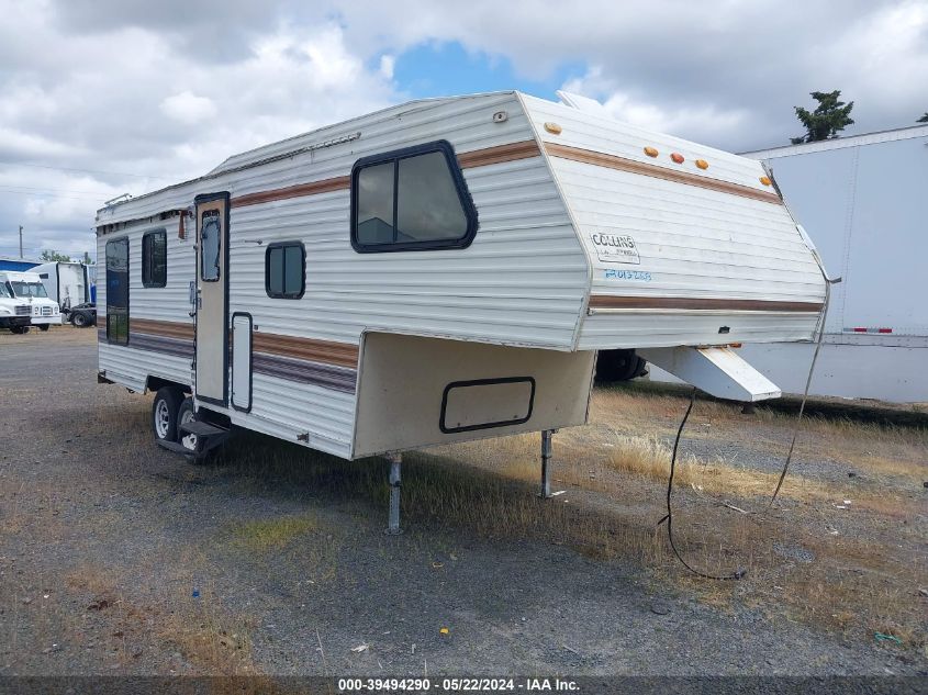 1989 COLLINS FIFTH WHEEL SERIES M #2992833509