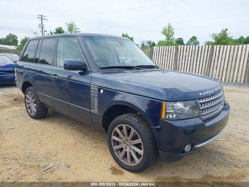 Lot #2568752982 2011 LAND ROVER RANGE ROVER SUPERCHARGED salvage car