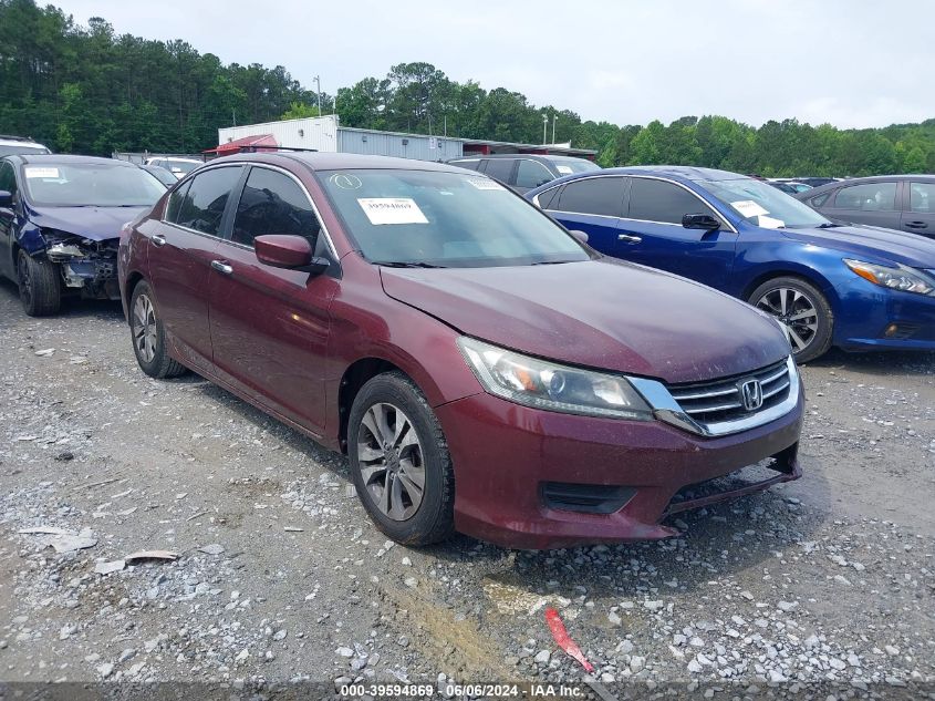 2013 HONDA ACCORD LX #2997780245