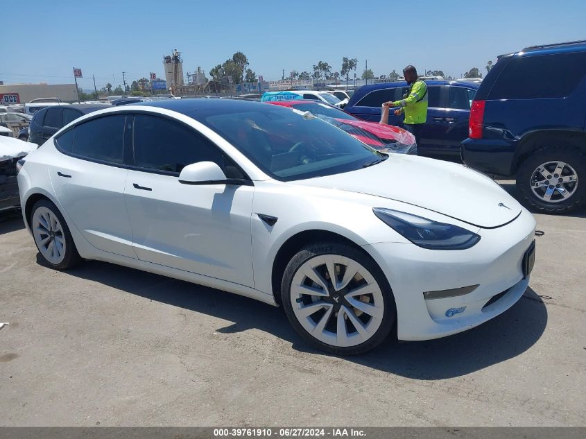 2021 TESLA MODEL 3 LONG RANGE DUAL MOTOR ALL-WHEEL DRIVE #2994068054