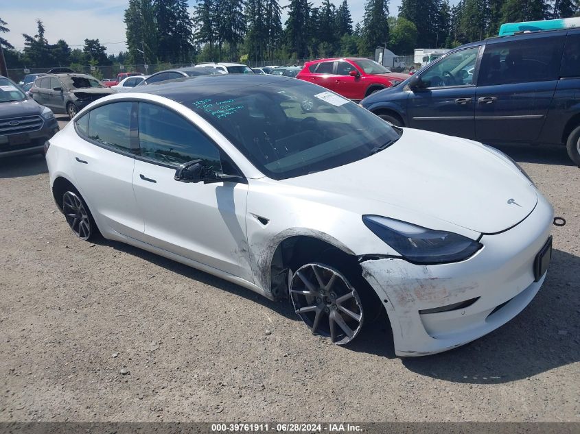 2021 TESLA MODEL 3 LONG RANGE DUAL MOTOR ALL-WHEEL DRIVE #2994068058