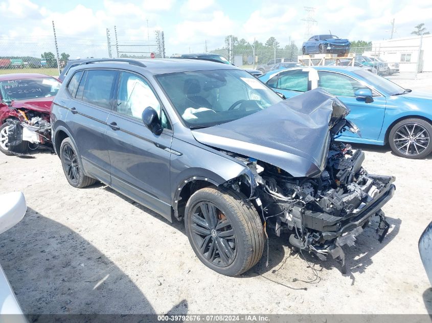 2022 VOLKSWAGEN TIGUAN 2.0T SE R-LINE BLACK #2992819188