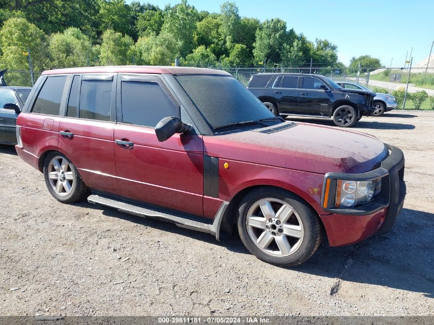 2004 LAND ROVER RANGE ROVER HSE #3033210667