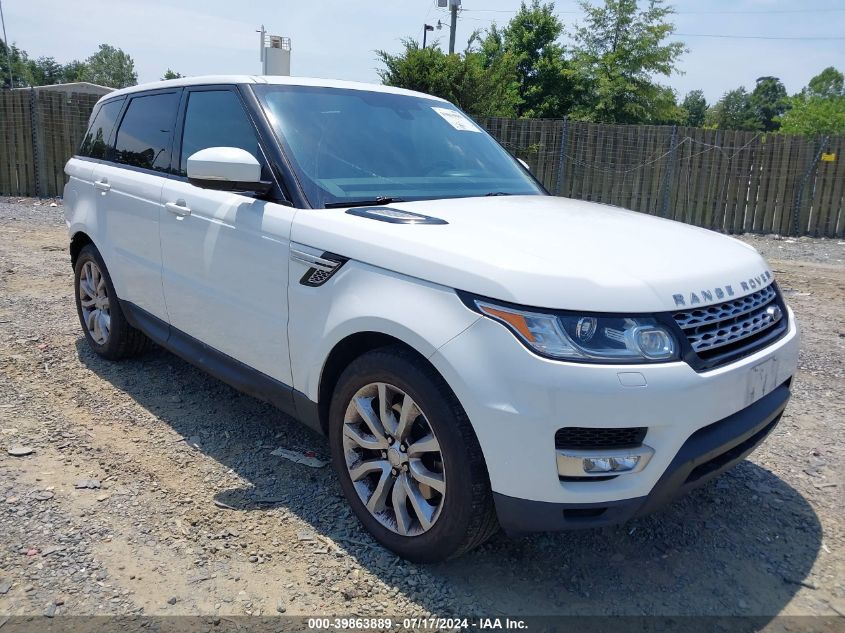 2016 LAND ROVER RANGE ROVER SPORT 3.0L V6 SUPERCHARGED HSE #3048046817