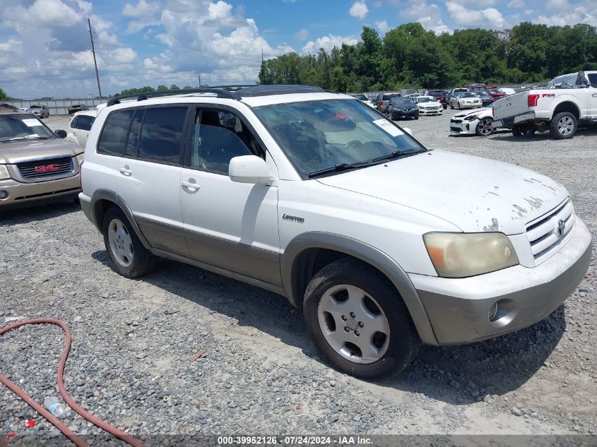 2004 TOYOTA HIGHLANDER LIMITED V6 #2992828043