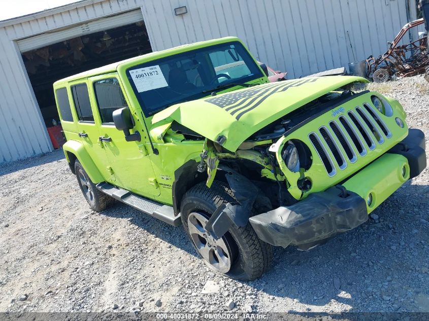 2017 JEEP WRANGLER UNLIMITED SAHARA 4X4 #3052077651