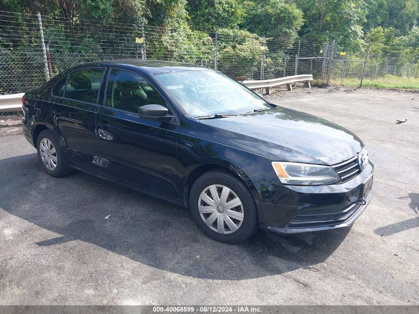 2015 VOLKSWAGEN JETTA 2.0L S #3035078623