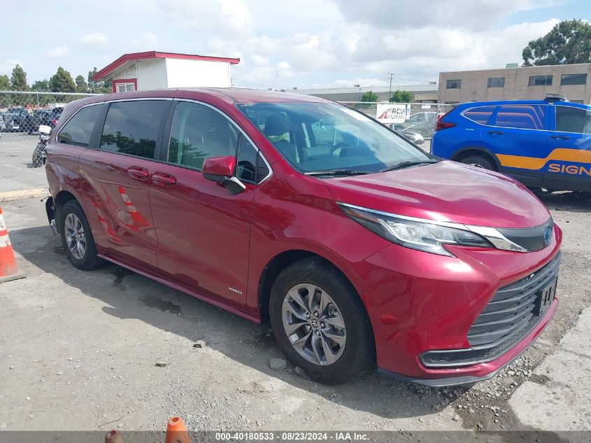 2021 TOYOTA SIENNA LE #2992833574