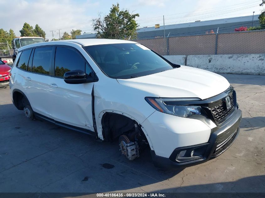 2021 HONDA PASSPORT 2WD SPORT #2992833560